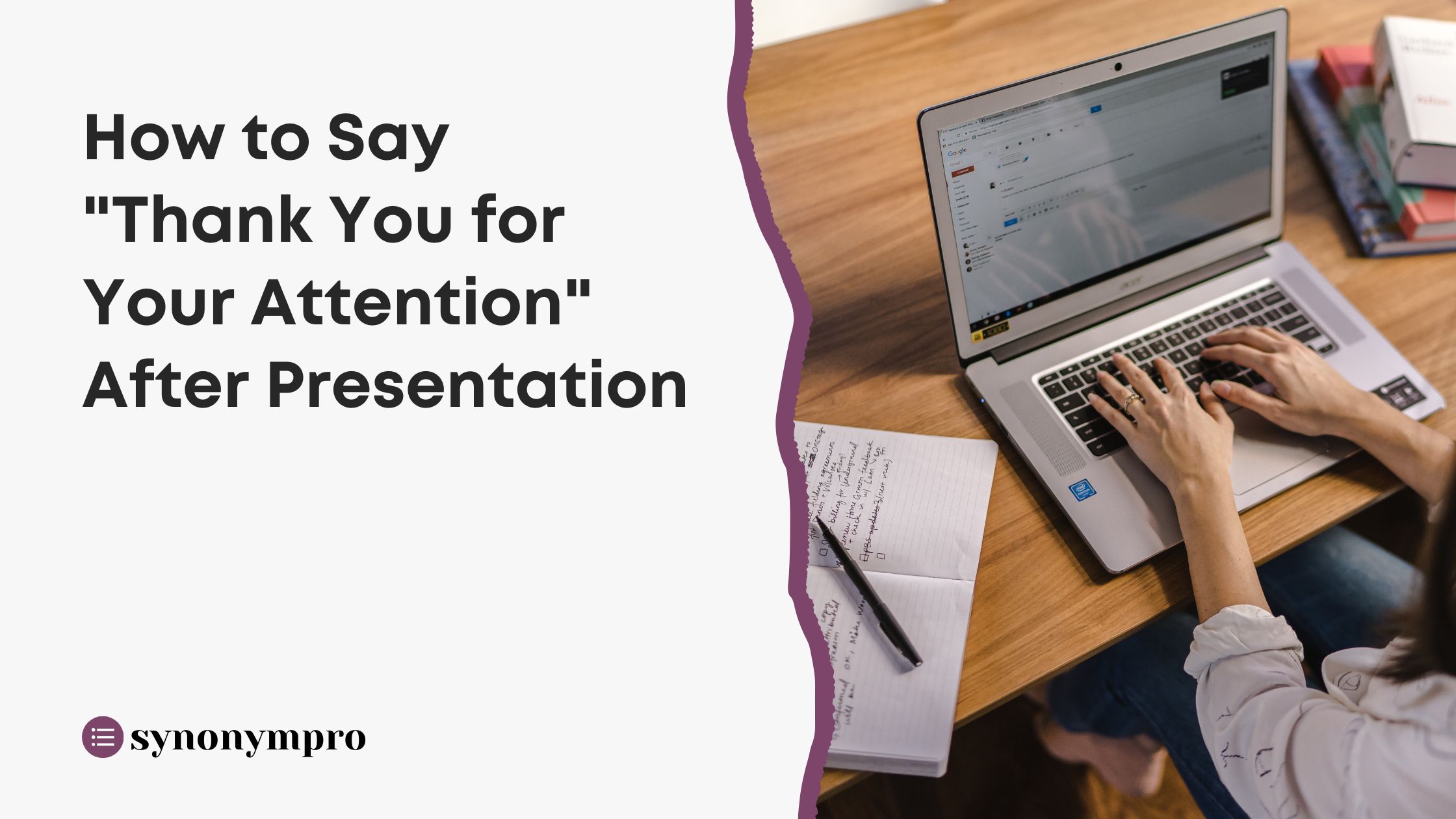 thank you for your attention presentation synonym